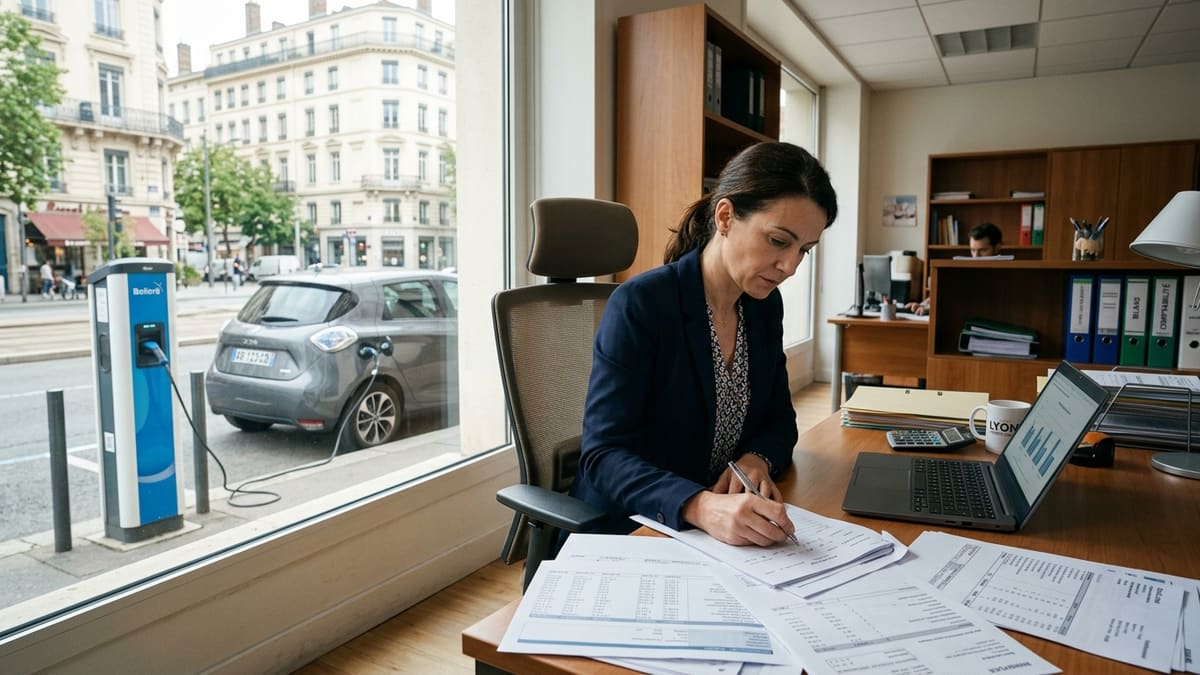 Comptabilisation borne de recharge voiture électrique en entreprise